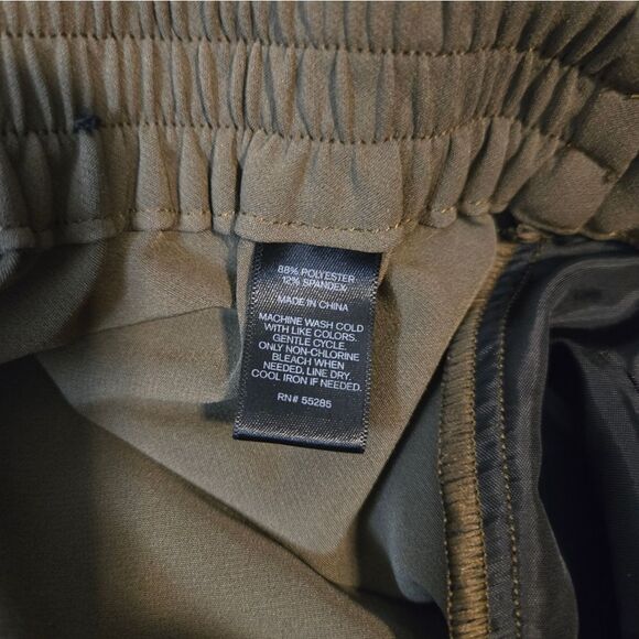 Express Green Chinos Relaxed Fit Cotton Blend - Picture 5 of 6